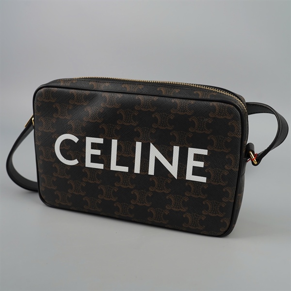 Túi Celine đeo chéo nâu sz23 KG+