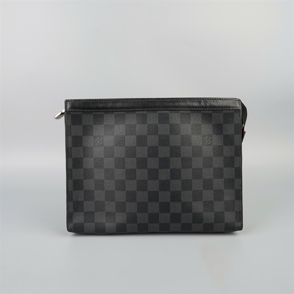 Túi LV clutch ô vuông đen sz26 (BQ) KG+