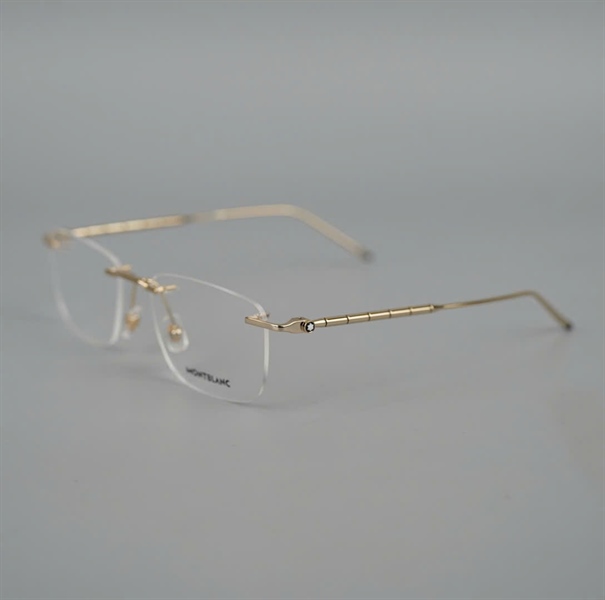 Kính Montblanc gọng khoan MB0215O 001 (55-20-145) KG+