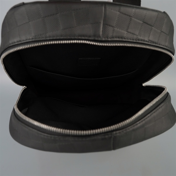 Balo LV đen in chìm (BQ) KG+