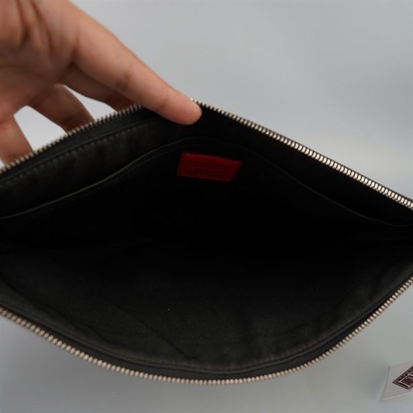 Túi LV clutch hoa nâu kèm ngăn ngoài sz35 (BQ) KG+