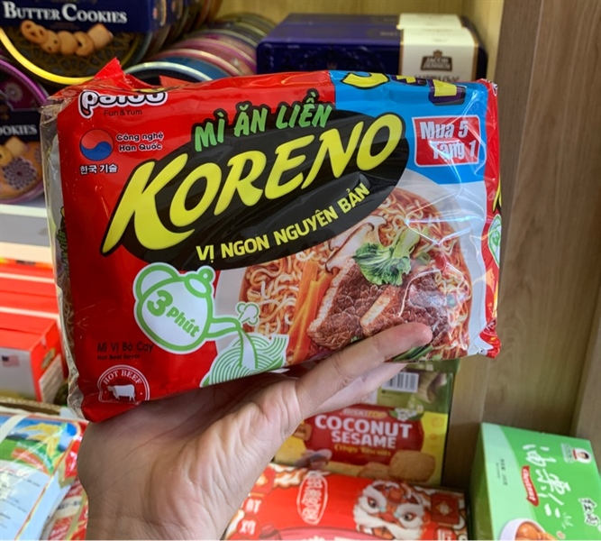 Mỳ ăn liền vị bò cay lốc (6 gói*75g)