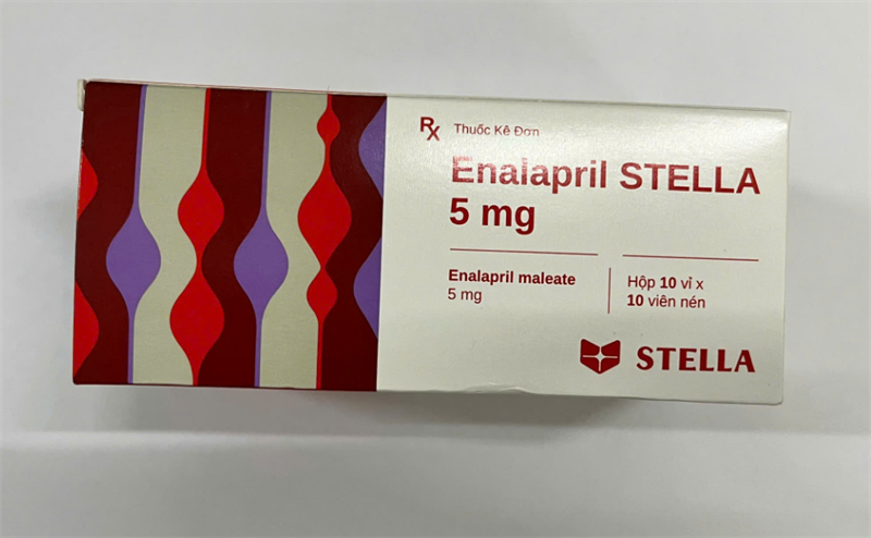Enalapril 5mg stella (h/100v)