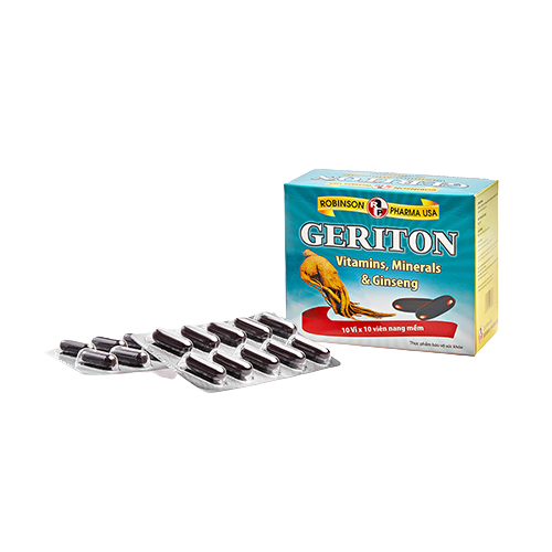 Bổ sung vitamin geriton robinson (h/100v)