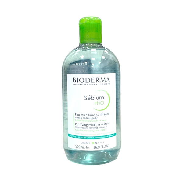 Nước Tẩy Trang Bioderma Dành Cho Da Dầu & Hỗn Hợp Sébium H2O 500ml