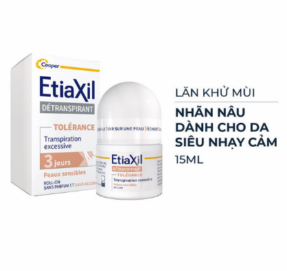 Lăn Khử Mùi EtiaXil Nâu Cho Da Siêu Nhạy Cảm 15ml