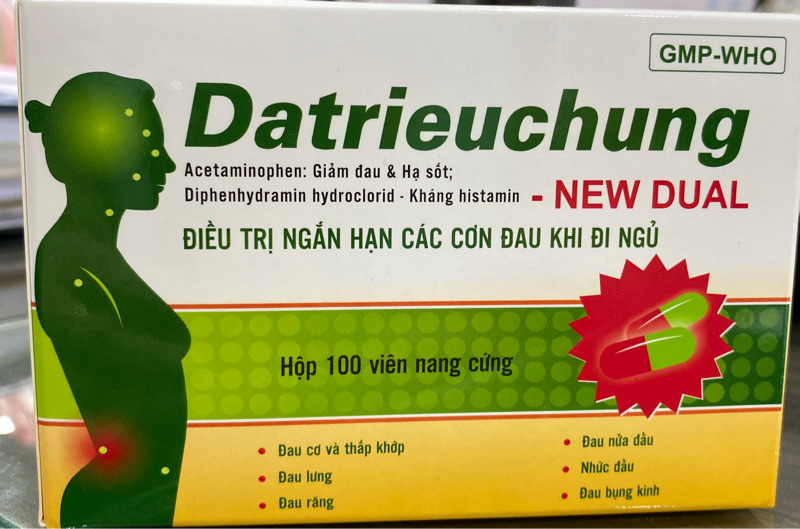 Datrieuchung-new dual (Hộp 10 vỉ x 10 viên) - Abipha