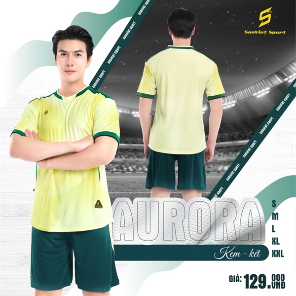 Bộ bóng đá Sao Việt Aurora - Vàng