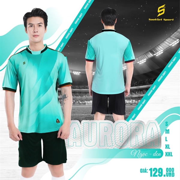 Bộ bóng đá Sao Việt Aurora - Xanh ngọc