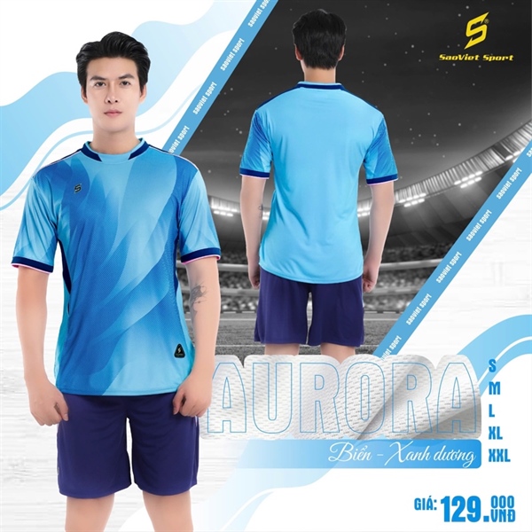Bộn bóng đá Aurora - Xanh biển