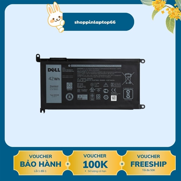 Pin Laptop Dell Vostro 5468 5471 5568 5568D Type WDXOR (pin thay cell)