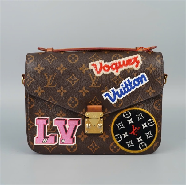 Túi LV Metis hoa nâu in hình sz24 KG+