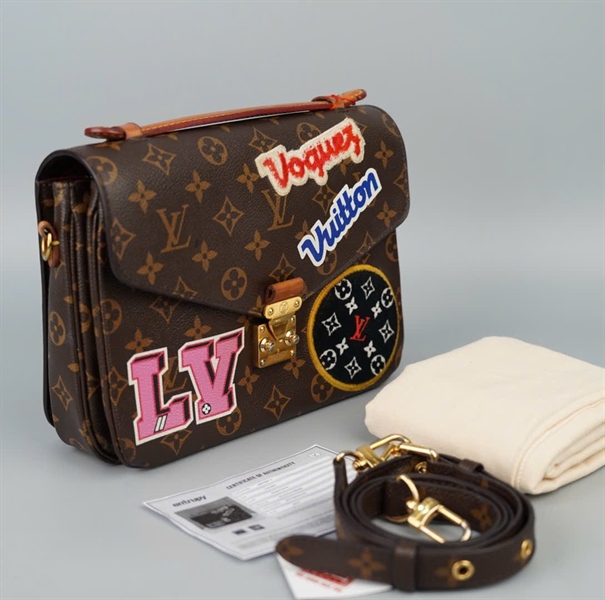 Túi LV Metis hoa nâu in hình sz24 KG+