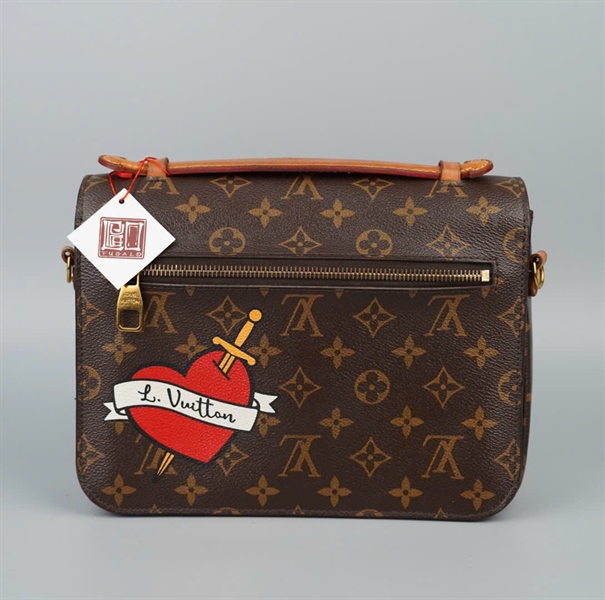 Túi LV Metis hoa nâu in hình sz24 KG+