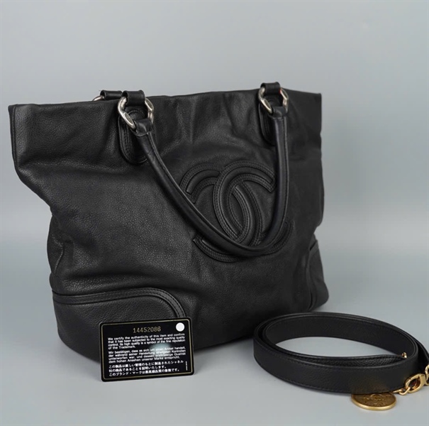 Túi Chanel Tote đen (14452086) sz30 KG+