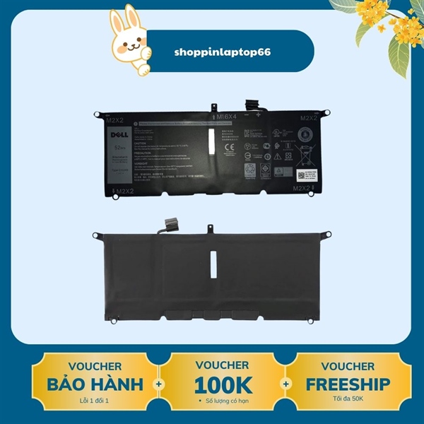 Pin Laptop Dell Inspiron 5390 5391 7390 (2in1) 7391 (2in1) 7490 Type HK6N5 DXGH8 (pin thay cell)