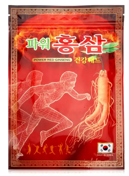 Cao dán hồng sâm Power Red Ginseng (Gói/20m)