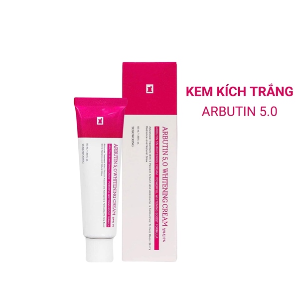 Kem dưỡng trắng trị nám Arbutin 5.0 Tosowoong 50ml