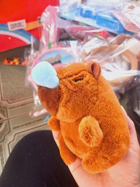 MÓC KHÓA CABYBARA NÂU