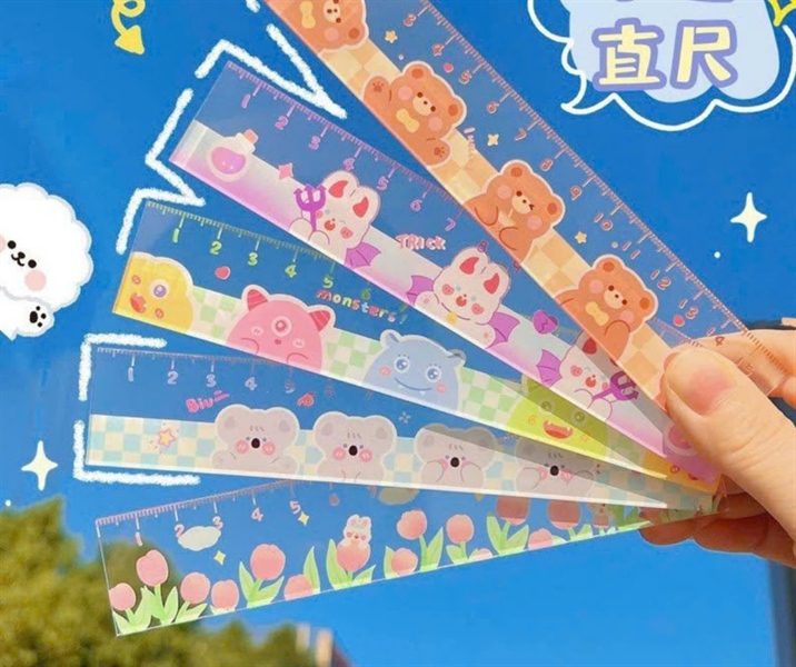 Thước kẻ cứng hoạt hình