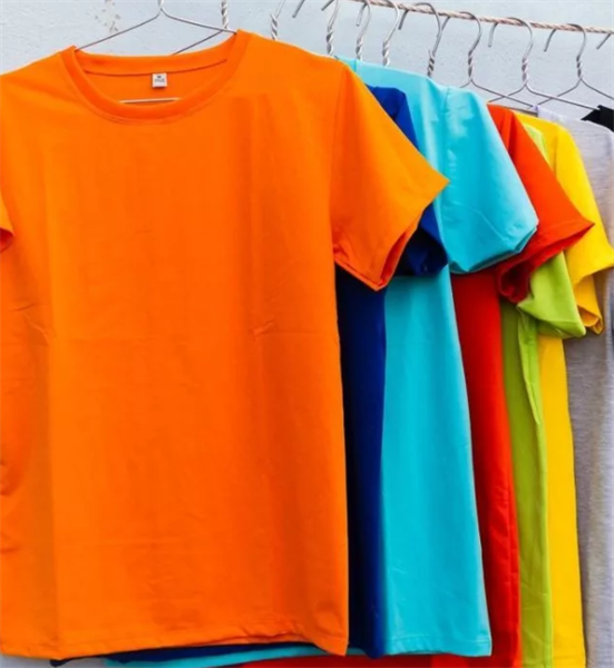 Áo thun trơn cổ tròn vải su