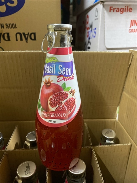 Nước ép hạt chia Basil Seed lựu 290ml