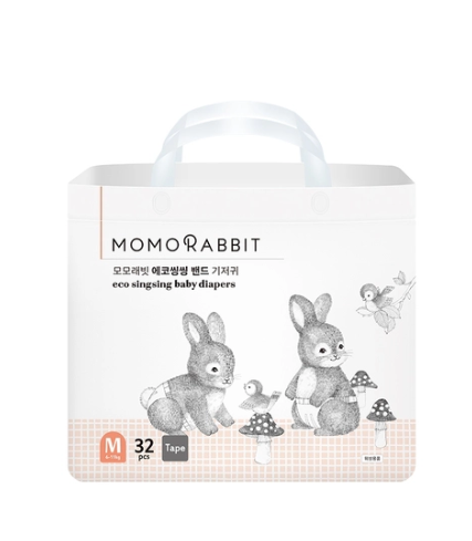 Bỉm Momo Rabbit Eco Singsing Baby dán M32 (6-11kg)