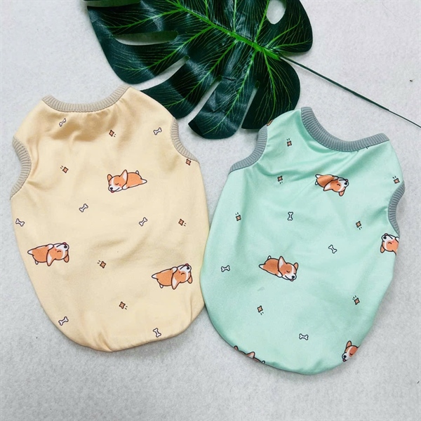 Áo ba lỗ chó corgi