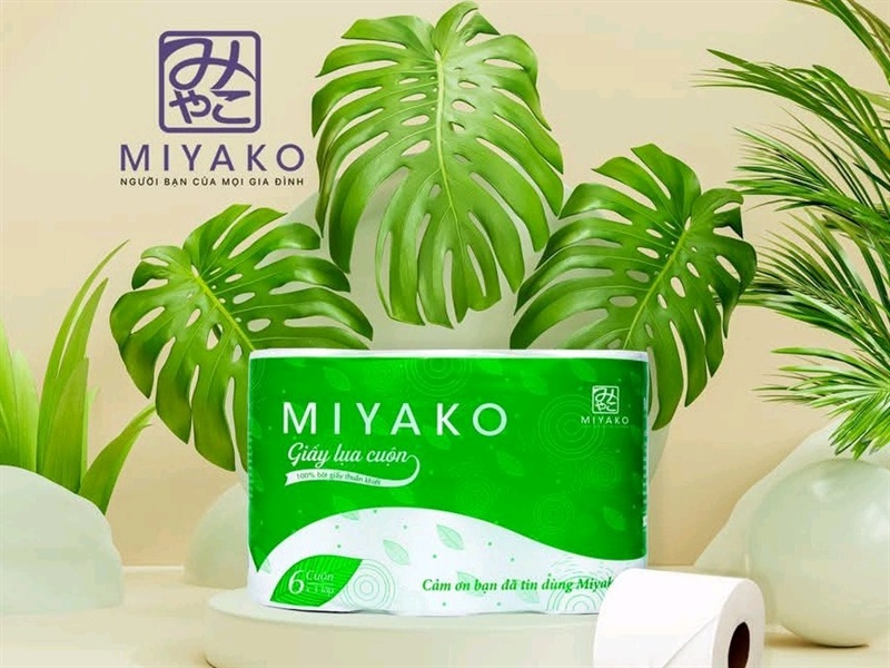 Giấy vệ sinh Miyako cuộn 150gr có lõi
