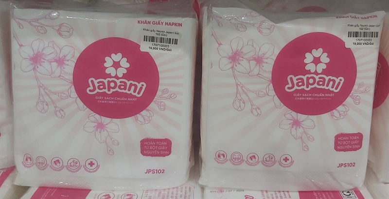 Khăn giấy Napkin Japani Soft 102