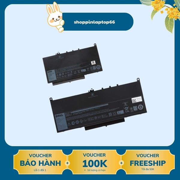 Pin Laptop Dell Latitude 7470 7270 E7470 E7270 Type 7CJRC J60J5 (pin thay cell)