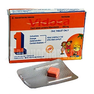 Vidoca albendazol 400mg thanh hóa (h/1v)