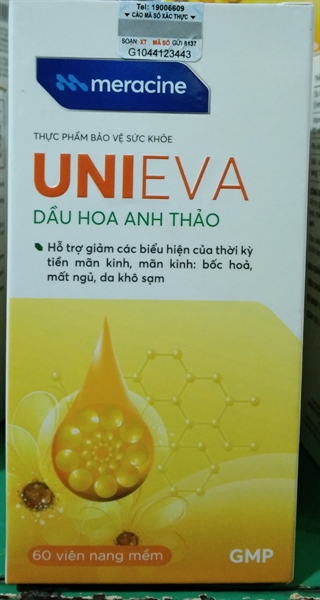 Unieva (Hộp 1 lọ x 60 viên) - Meracine