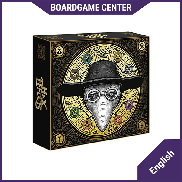 Bộ trò chơi Board game - Hex Effects (2024) You must treat your four hexes, but their remedies make you vulnerable to more Hexes