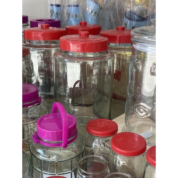 KEO THỦY TINH NẮP ĐỎ