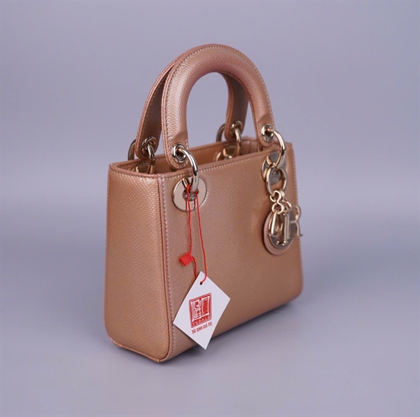 Túi Dior Lady nude (02-MA-0210) sz mini KG+