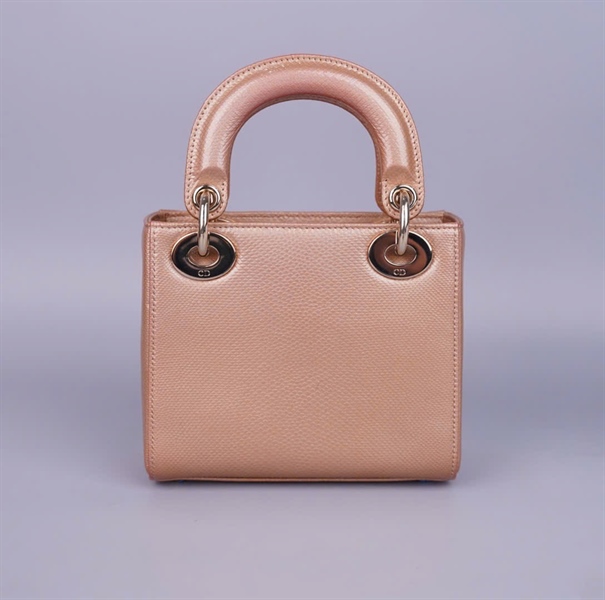 Túi Dior Lady nude (02-MA-0210) sz mini KG+