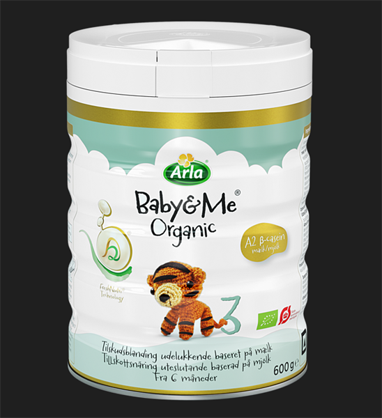 Date-Sữa Arla Baby&me A2 Organic số 3 600g (12-36M) (125065) 12/6/26