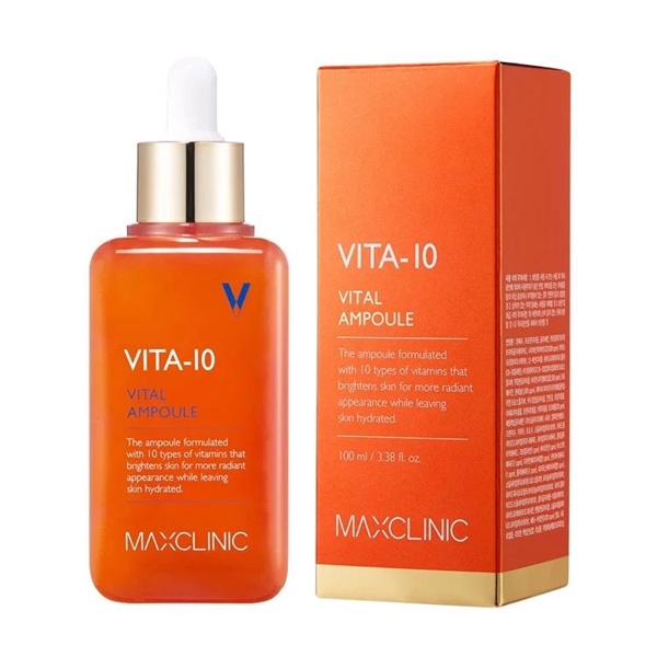 Tinh Chất Dưỡng Sáng Da Mờ Thâm Maxclinic Vita-10 Vital Ampoule 100ml