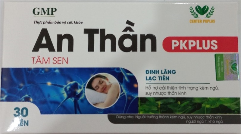 An Thần PKPlus (Tâm Sen) (Hộp 30 viên) - Center