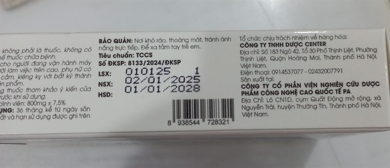 An Thần PKPlus (Tâm Sen) (Hộp 30 viên) - Center 2