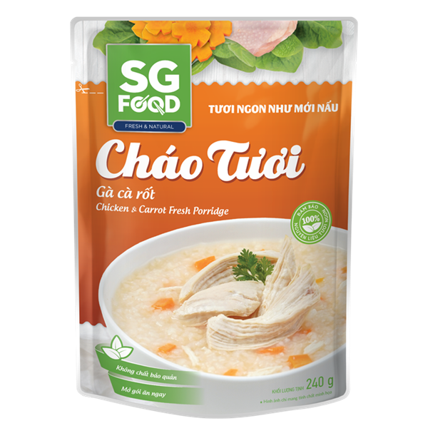 Cháo SGF Gà & Cà Rốt - Từ 10m