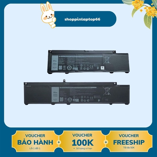 Pin Laptop Dell Gaming 3500 3590 5500 5505 Type 266J9 MV07R (pin thay cell)