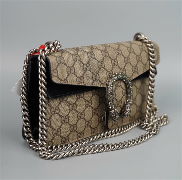 Túi GG Dionysus xám đen (499623204991) sz25 KG+