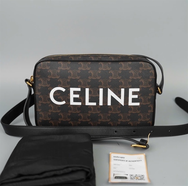 Túi Celine đeo chéo nâu (S-CU-2273) sz23 (A-T) KG+