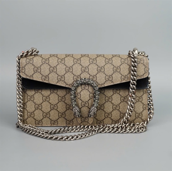 Túi GG Dionysus xám đen (499623204991) sz25 KG+