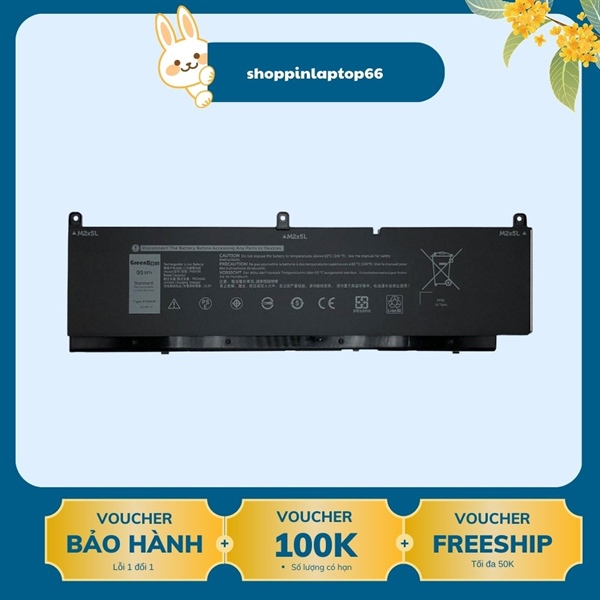 Pin Laptop Dell Precision 7550 7560 7750 7760 Type PKWVM (pin thay cell)