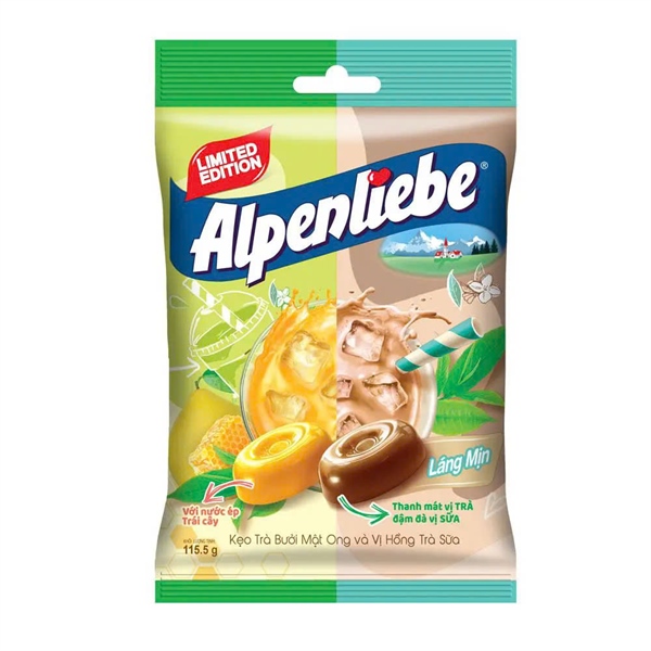 Kẹo Alpenliebe vị trà sữa 119g