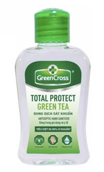 Nước rửa tay green cross hương trà xanh (c/100ml) (green)