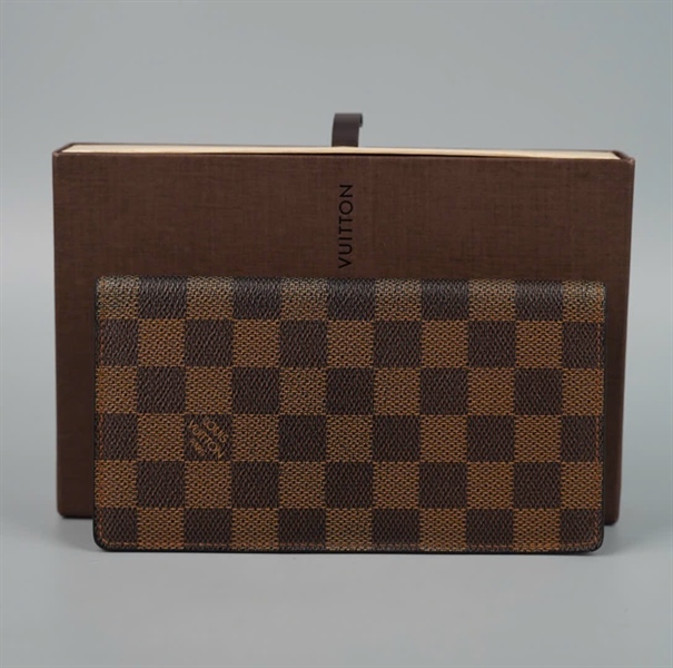 Ví LV ô vuông nâu gập 2 (LT) KG+